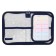 Penal 1 section 130 x 190 x 27 mm, folding bar, textile, PCT 07-20 "Tank" 72214
