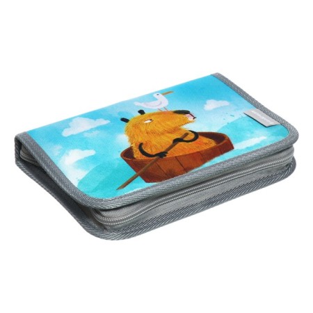 Penal 1 section, 135 x 205 x 30 mm, textile, Erichkrause Capybara Travel, 60220-2