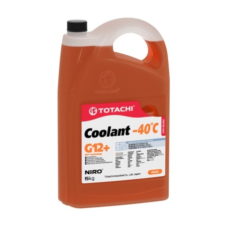 Antifreeze Totachi Niro Coolant -40 C, G12+, Orange, 5 kg