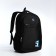 Youth backpack from textiles on lightning, 4 pockets, black/blue color