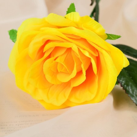 Artificial flowers "Gloria" 9x60 cm, yellow-1