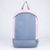 School textile Backpack 46x30x10 cm, vertical pocket, gray color, pink