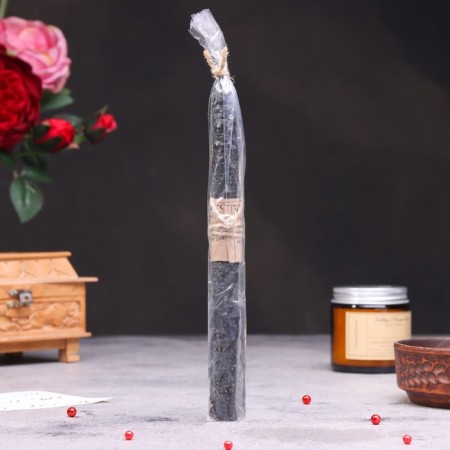 Magic “removal of negativity” with grass, black, 20cm-4