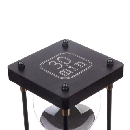 Sanding clock "Infinity", for 30 minutes, 25 x 9.5 cm, black sand-3
