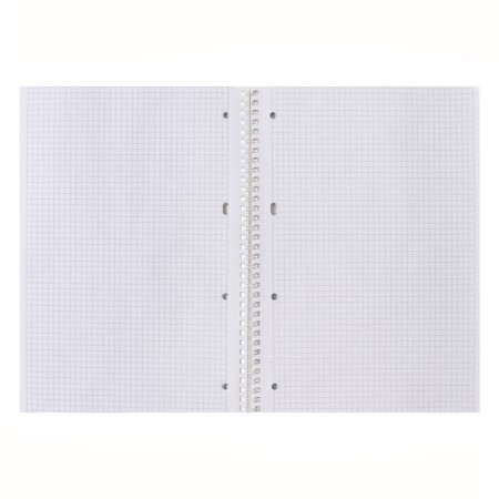 A4 notebook, 96 sheets in a cage on the crest "Blue. Metallic", Bumvinyl cover, Offset Block 65g/m2-3