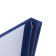 Folder "Graduation Qualification work for the degree of bachelor" boumvinyl, scallops/suture, without paper, blue color (capacity up to 300 sheets)