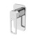 Shower mixer IDDIS SLIDE SLISB00I66, single -leaf, without watering can, without spout, black
