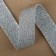 Braid knitted lamps 25 mm, 9.1 ± 0.5 m, silver color