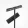Technical TR005-2x12W4K-B, LED, 24 W, 193x160x362 mm, 1876 lm, 4000k, black, black