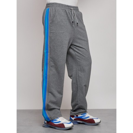 Sports male trousers, size 56, gray color-6