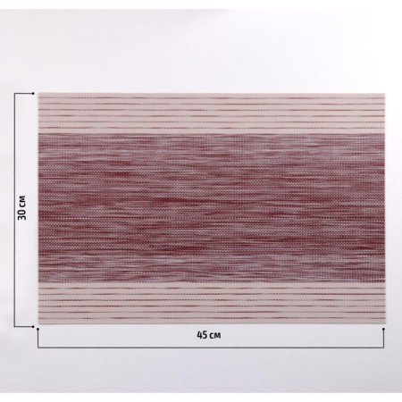 Serving napkin on the Cosmos table, 45 × 30 cm, brown color-1