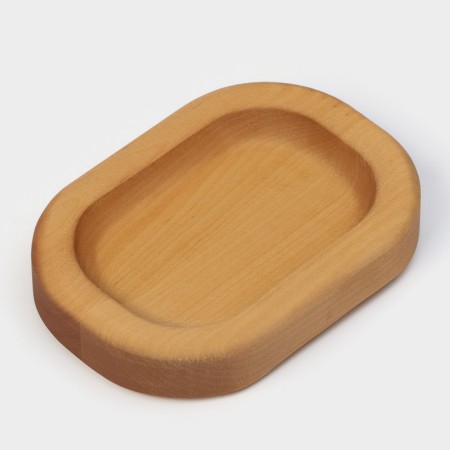 Gift set of ADELICA wooden dishes, serving 3 sections, 2 Menzhitsa removable, oil as a gift 100 ml, birch-11