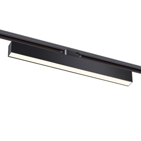 Snow -shaped single -phase three -core LED Novotech. Iter, 30W, LED, 94x533x36 mm, black color