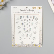 Sticker of rhinestones on the hair 