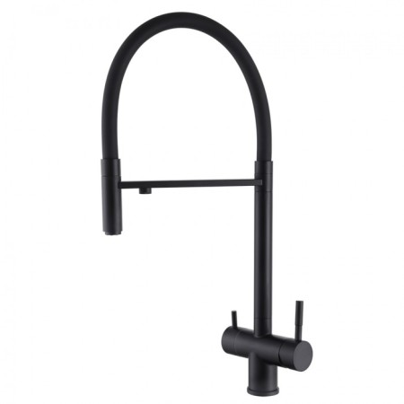 ABBER WASSER KREIS AF81141B kitchen mixer, drinking water output, black