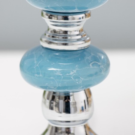 Table lamp "turquoise" 1x40W E27 220V Blue 21x21x39 cm Risalux-3
