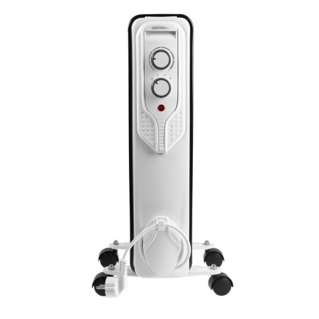 CENTEK CT-6208 heater, oil, floor, 2500 W, 25 m², 13 sections, white-1