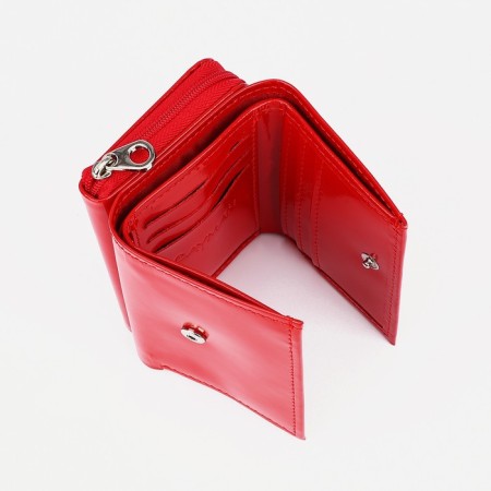 Women's wallet with lightning, red color-3
