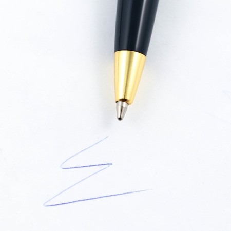 Pen in the gift box "The best teacher in the world", plastic, blue paste, writing 1mm node-7