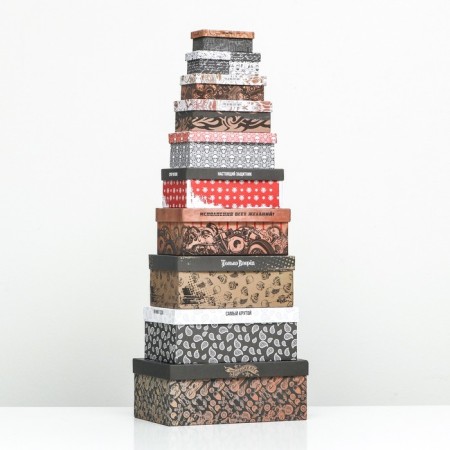 A set of boxes 10 in 1 “Cool man”, 30.5 x 19.5 x 12 - 12 x 6.5 x 4 cm-2