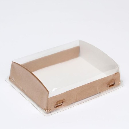 Packaging for products with a transparent dome, 18.5 x 14 x 5.5 cm, 1l