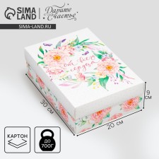Gift folding box, packaging, 