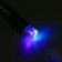 Laser on a carbine, with a flashlight, the color of mix