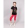Bridges for girls, height 122 cm, raspberry color