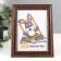 Photo frame plastic 15x21 cm 787 almonds