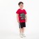 Shorts for a boy, black color, height 140 cm