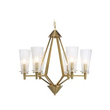 Suspended chandelier Ambrella Light, Traditional, TR3231, 6HE14, Brass
