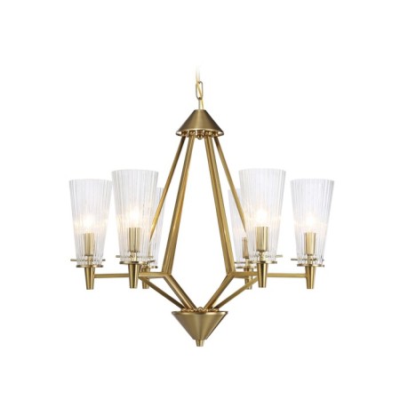 Suspended chandelier Ambrella Light, Traditional, TR3231, 6HE14, Brass