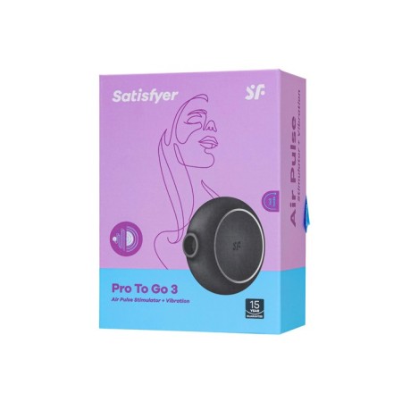 Vacuum Clit stimulator Satiffyer Pro to Go 3, black color-14