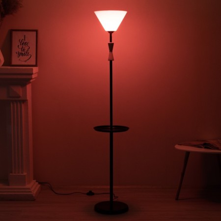 ThorSher "Prince" with a table 1x15W E27 Model: BR 01043 Black/Red-11