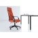 Office chair "Chairman" 525 fabric, orange