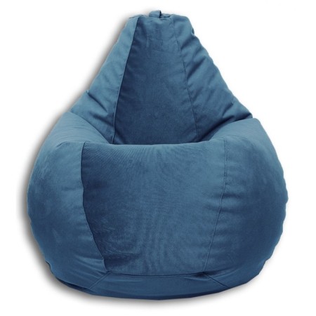 The hand-bag “pear” is positive carat, size m, diameter 70 cm, height 90 cm, velor, blue color