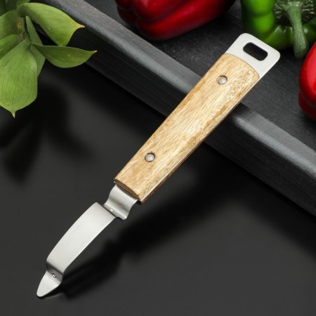 Vegetable vertical shade "Lumber", stainless steel, brown color-1