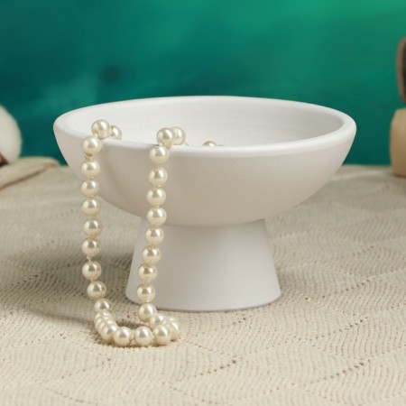 Kashpo - stand "Christopher", 13x13x8cm, white