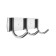 Cappio CVT002 hanger, metallic, three -horn, color chromium