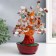 Bonsai souvenir "Multi -colored monetary tree in the oval pot" 196 stones 23x9.5x19 cm