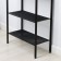 Toronto 24 rack, 67 × 30 × 114 cm, black color