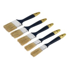 A set of tundra brushes, natural bristles, plastic handle, 1-1.5-2 