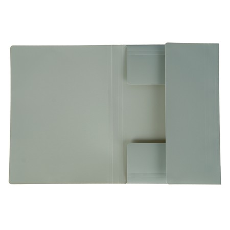 A4, 500 μm elastic band, calligrata, spine 4 mm, up to 300 sheets, embossing "sand", gray-1