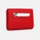 Women's wallet on magnet, red color