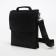 Male bag on the Textura valve, external pocket, black color