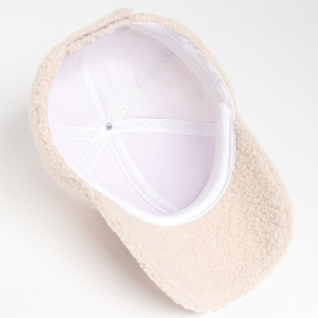 Basebolka Women Warm Minaku lamb, size 56-58, Milk color-6