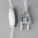 LED figure "Silver stars" 20, 25, 30 cm, metal, 220 V, glow warm white