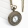 Pocket quartz clock "Stars in a circle", on a chain of 80 cm