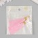 Decor for creativity Textile "Brush. Olivia" Pink set 2 pcs 8x1.2 cm