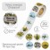 Stick Paper "February 23" D = 2.5 cm 252 pcs in roll